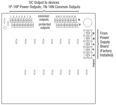 Altronix eFlow102N Series eFlow102NX8D Power Supply and Chargers - Distribution Board3