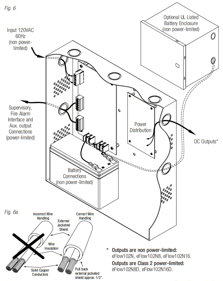 Altronix eFlow102N Series eFlow102NX8D Power Supply and Chargers - fig2