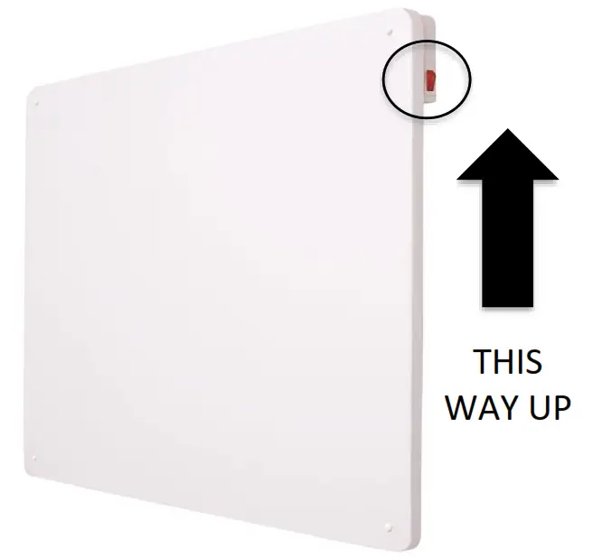 Goldair GFP210 425W Ecosave Panel Heater - located