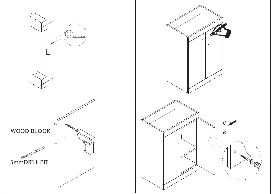better bathrooms 1504954 Ashford 800mm Floor-standing Vanity Unit-4