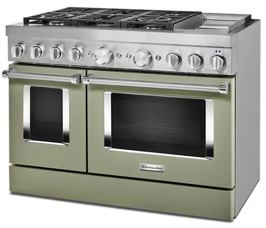 KitchenAid KFDC558JMB Commercial Style Dual Fuel Ranges
