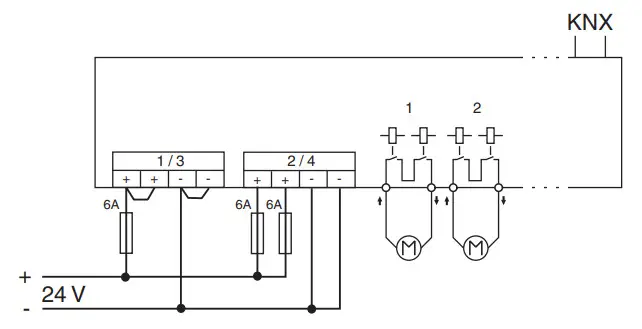 Schneider Electric MTN648704 SpaceLogic KNX Blind Actuator - Figure 4