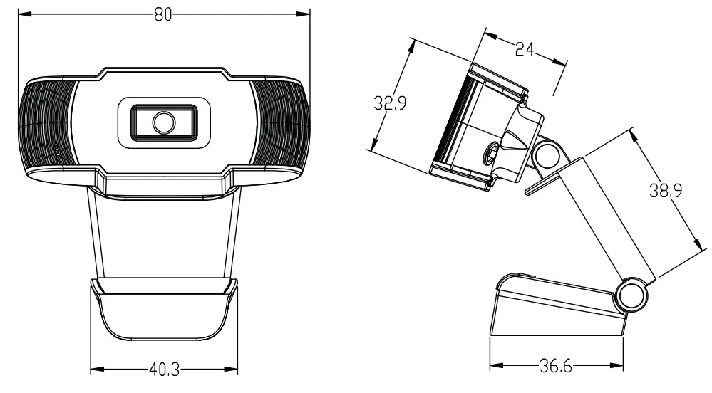 WHITE SHARK GWC-003 CYCLOPS 1080p webcamera