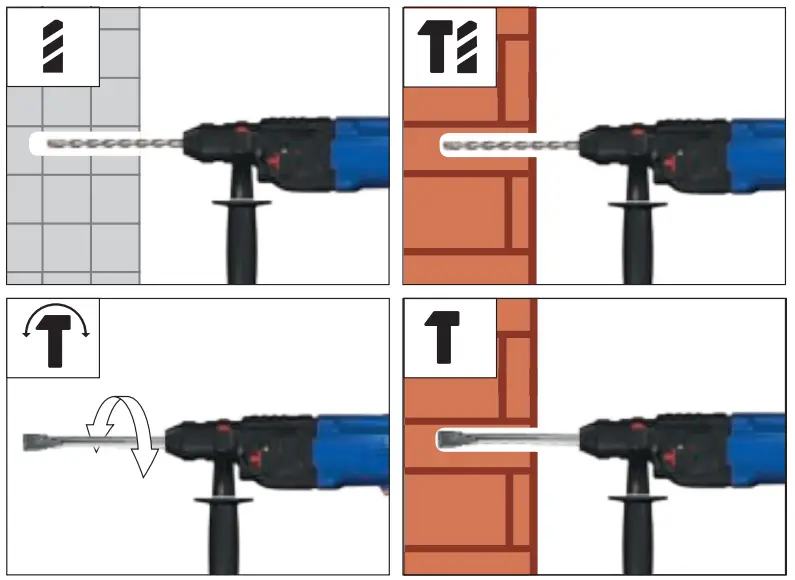Gude KH 20 E Rotary hammer Drill - Fig14