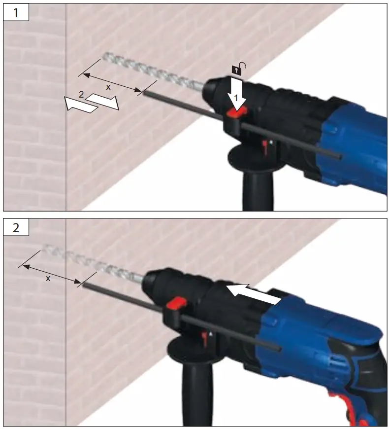 Gude KH 20 E Rotary hammer Drill - Fig9