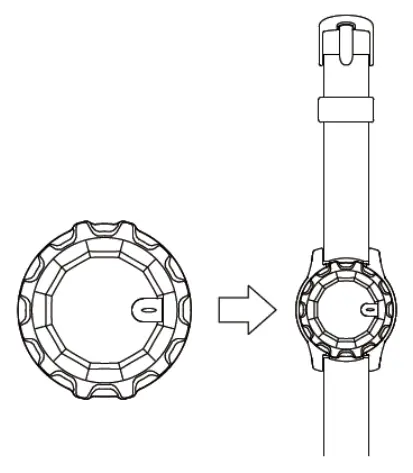 GlobalSat Globalat HR 50 Optical Heart Rate and Activity Tracking Fitness Band - Change Method