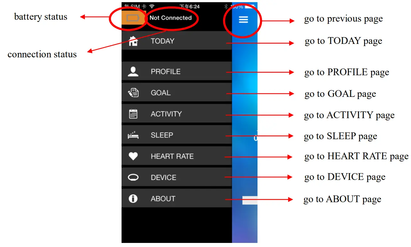 GlobalSat Globalat HR 50 Optical Heart Rate and Activity Tracking Fitness Band - MAIN page