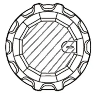 GlobalSat Globalat HR 50 Optical Heart Rate and Activity Tracking Fitness Band - Tag Area