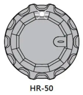 GlobalSat Globalat HR 50 Optical Heart Rate and Activity Tracking Fitness Band - button