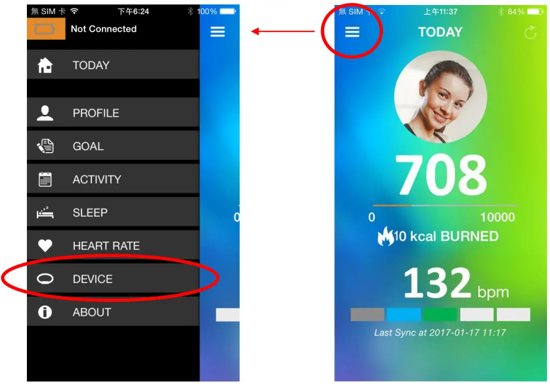 GlobalSat Globalat HR 50 Optical Heart Rate and Activity Tracking Fitness Band - described