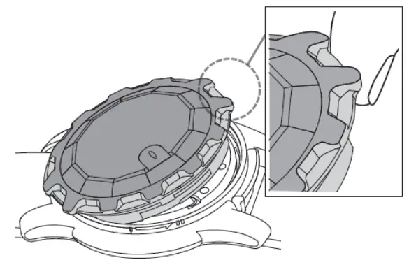 GlobalSat Globalat HR 50 Optical Heart Rate and Activity Tracking Fitness Band - direction tooth