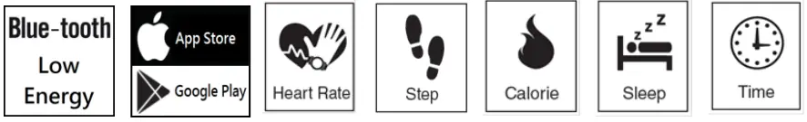 GlobalSat Globalat HR 50 Optical Heart Rate and Activity Tracking Fitness Band - icon 1