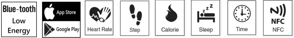 GlobalSat Globalat HR 50 Optical Heart Rate and Activity Tracking Fitness Band - icon 2