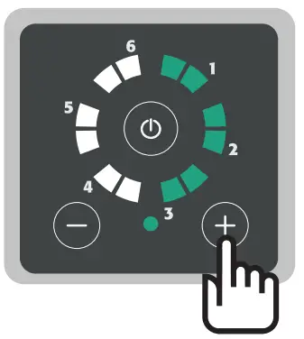 Working pressure adjustment