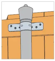 Strong Tie FB24 Fence Repair 11