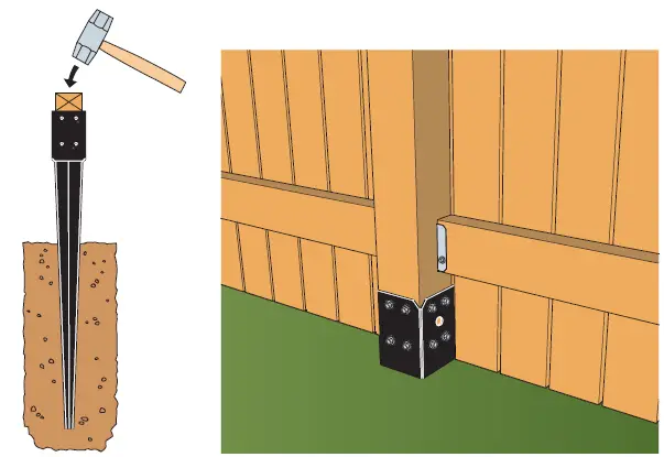 Strong Tie FB24 Fence Repair 9