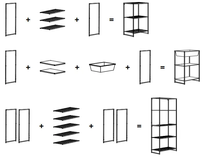 IKEA JOSTEIN Storage Solution - fig 1
