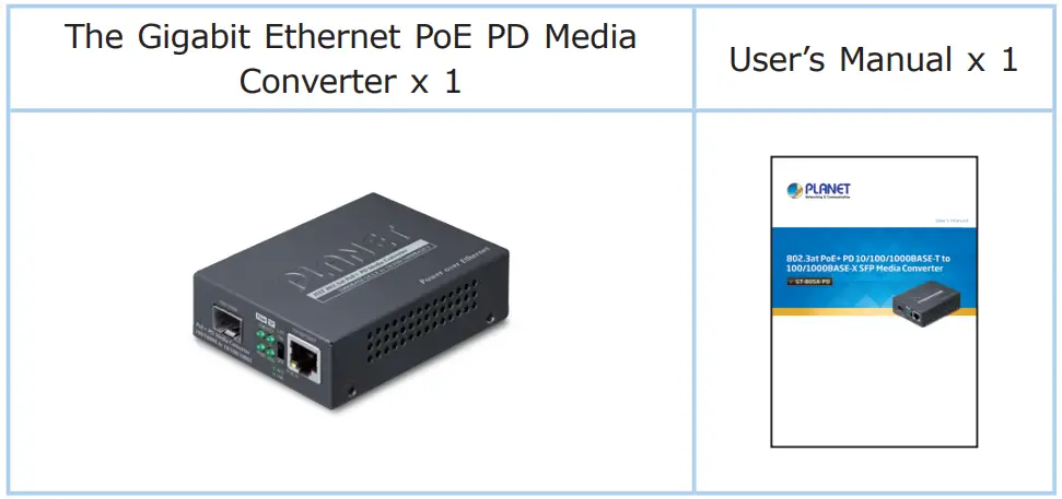 PLANET GT-805A-PD Standard Gigabit Media Converter-fig2