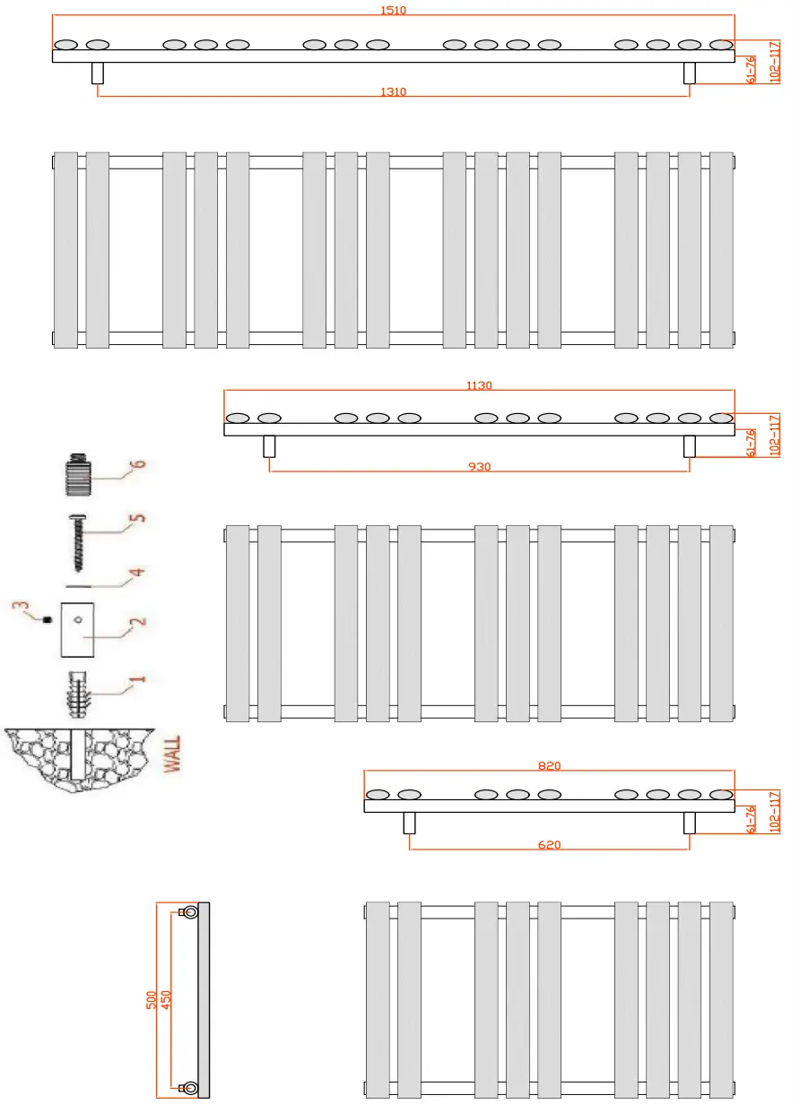 REINA ARBORI Towel Radiator - fig3