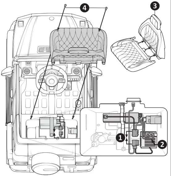 KID TRax KT1546I Mercedes G63 Electric Kids Car - assembly 6