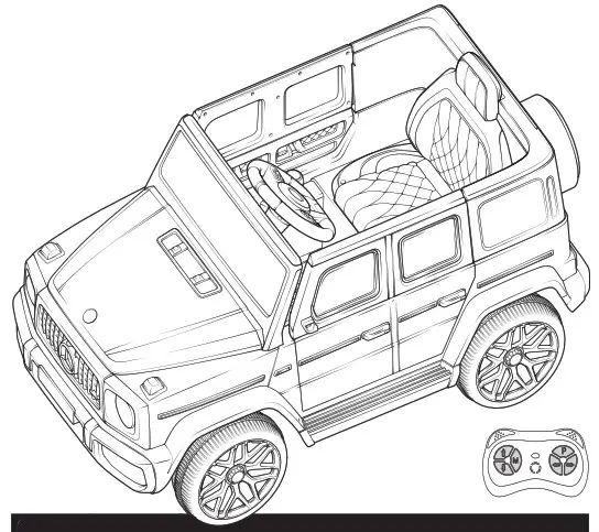 KID TRax KT1546I Mercedes G63 Electric Kids Car - cover