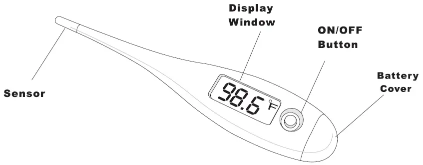 Fast Read Digital Clinical Thermometer Kd-113 Instruction Manuel Fast Read Digital Clinical Thermometer Kd-113 Instruction Manuel