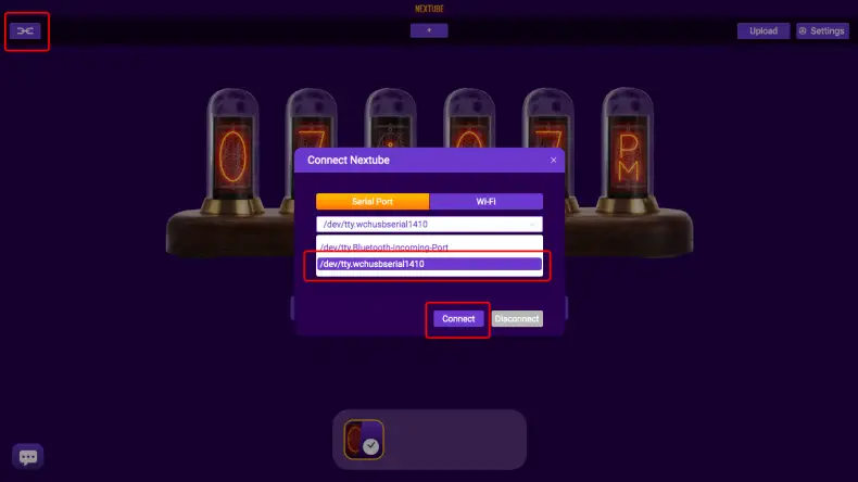 ROTRICS Nextube - Serial Port Connection 1