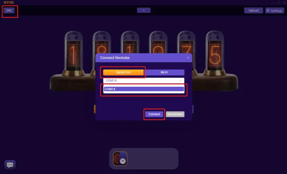 ROTRICS Nextube - Serial Port Connection 2