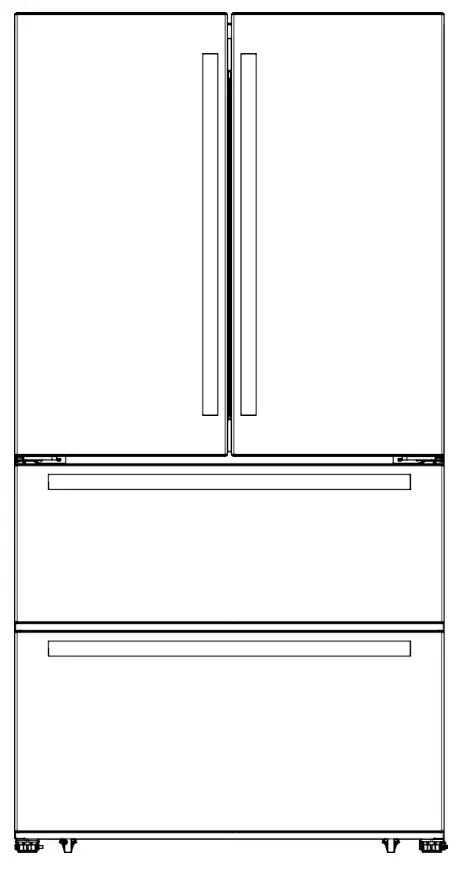 FFRBI1820-36SB 36 Inch French Door Refrigerator-Freezer