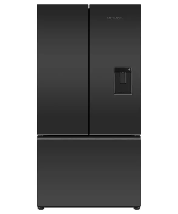 FISHER PAYKEL RF610AZUB5 Freestanding French Door Refrigerator Freezer 90cm 569L Ice &amp Water - Cover
