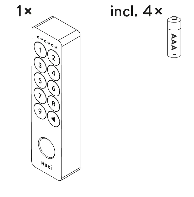 NUKi-Keypad-2.0-Keypad-with-Fingerprint-Reader-Installation-FIG-1