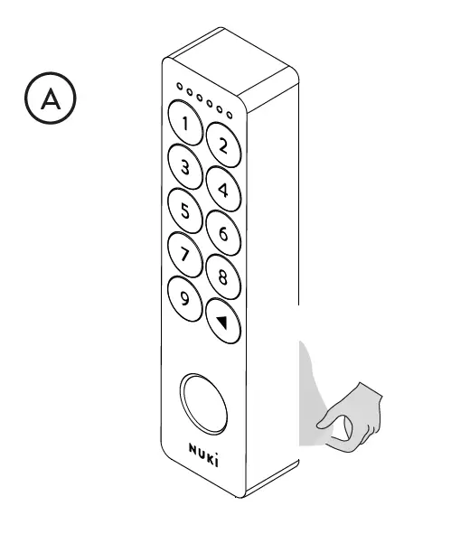 NUKi-Keypad-2.0-Keypad-with-Fingerprint-Reader-Installation-FIG-2