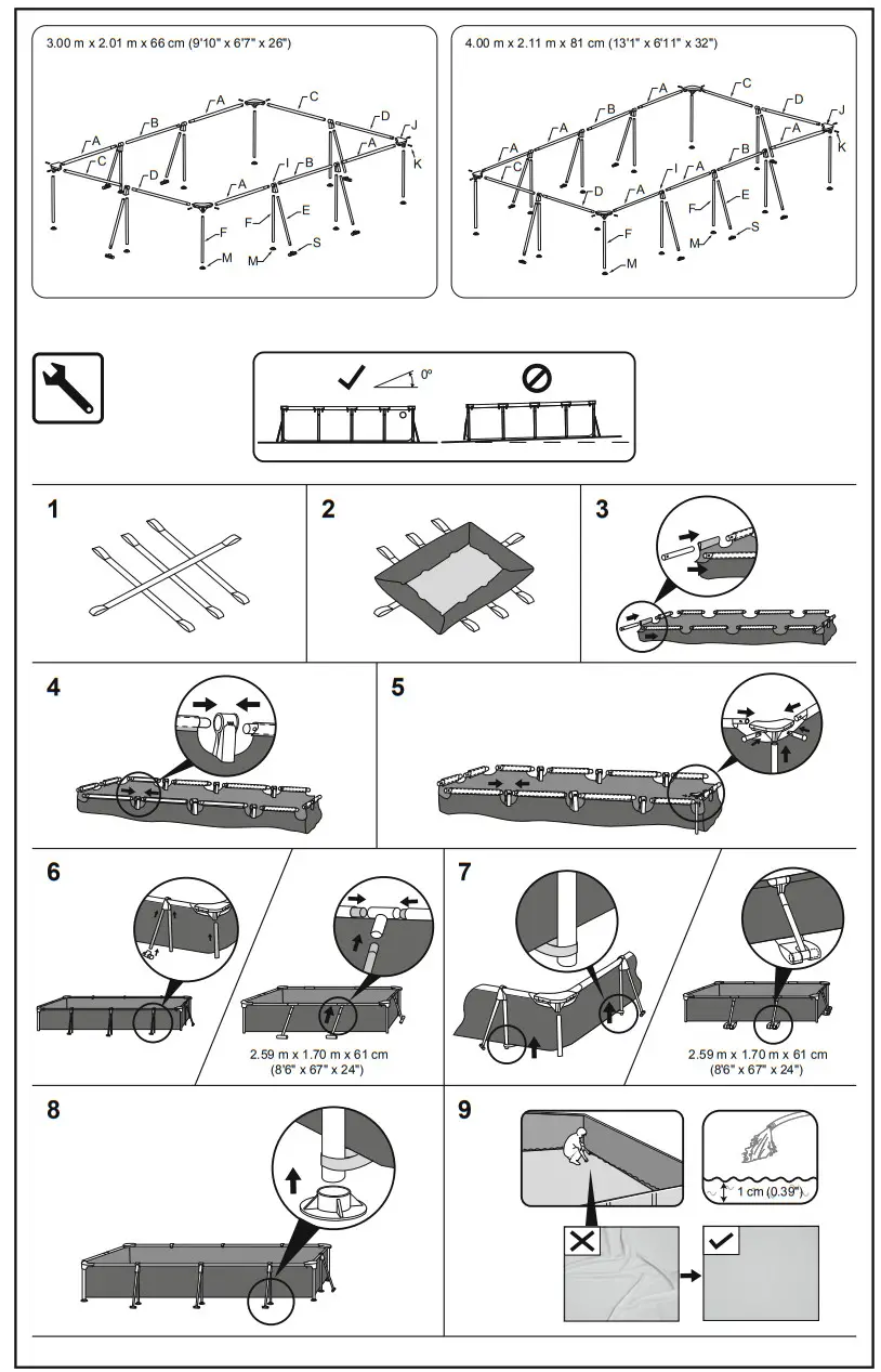 Bestway Steel Pro Rectangular Swimming Pool - Figure 3