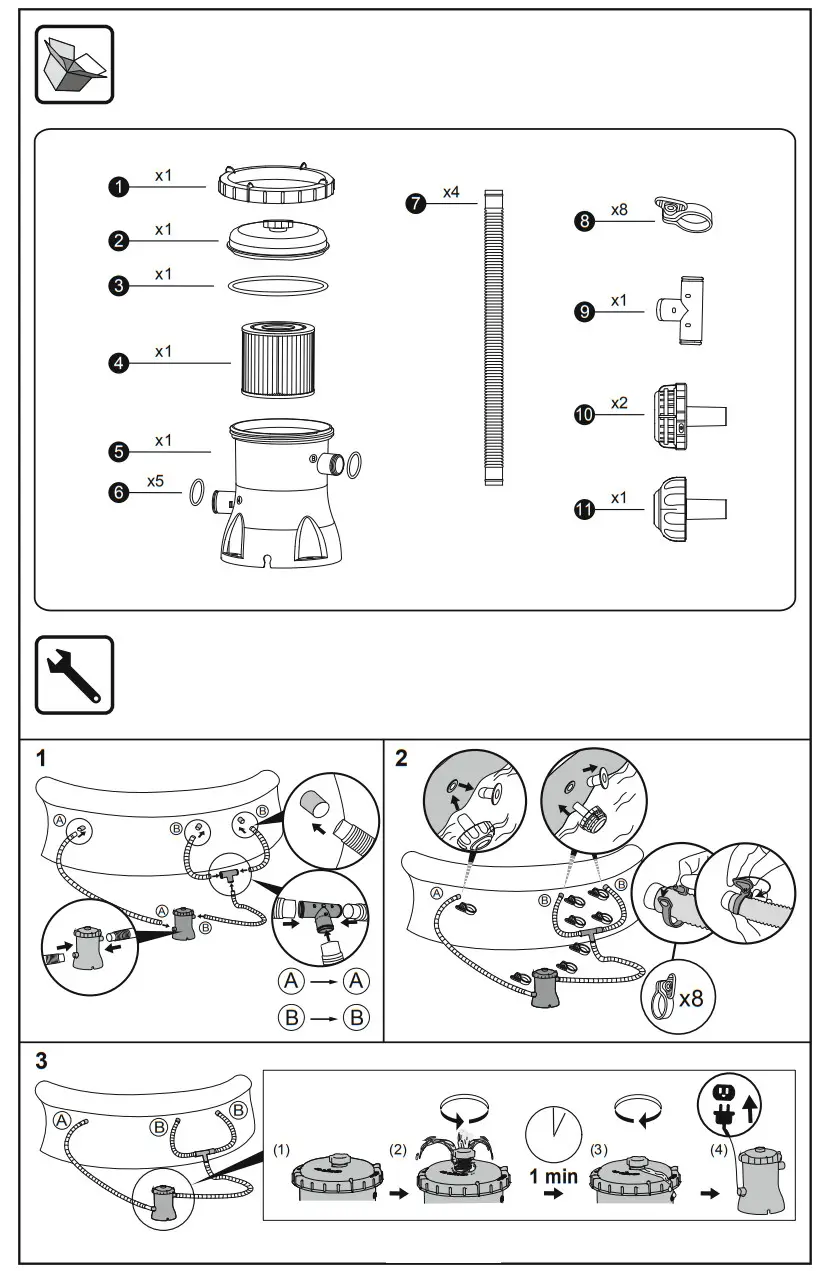 Bestway Steel Pro Rectangular Swimming Pool - Figure 6