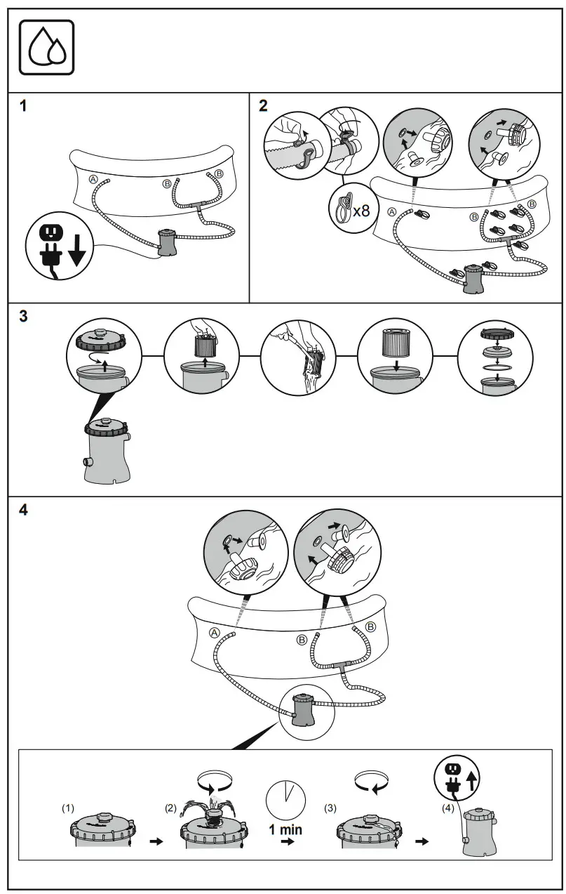 Bestway Steel Pro Rectangular Swimming Pool - Figure 7