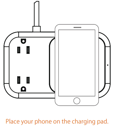 TESSAN TS WR109 Power Strip with Wireless Charger - fig