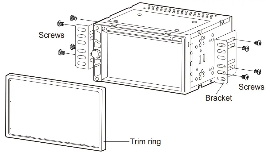 BOSS AUDIO SYSTEM BV9695B Bluetooth DVD-MP3-CD AM-FM Receiver - Figure 1