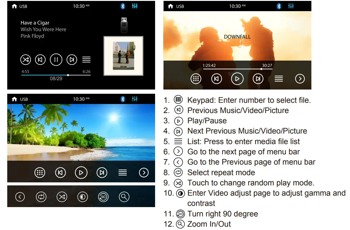 BOSS AUDIO SYSTEM BV9695B Bluetooth DVD-MP3-CD AM-FM Receiver - Figure 18