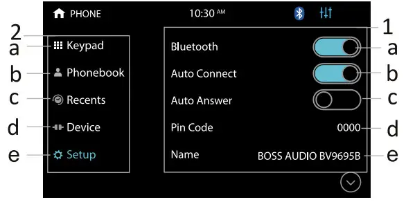 BOSS AUDIO SYSTEM BV9695B Bluetooth DVD-MP3-CD AM-FM Receiver - Figure 19