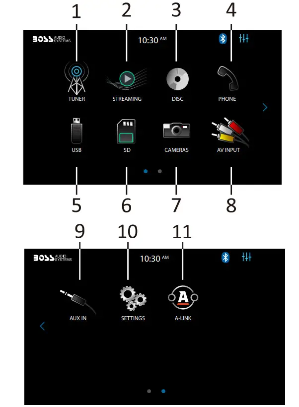 BOSS AUDIO SYSTEM BV9695B Bluetooth DVD-MP3-CD AM-FM Receiver - Figure 5