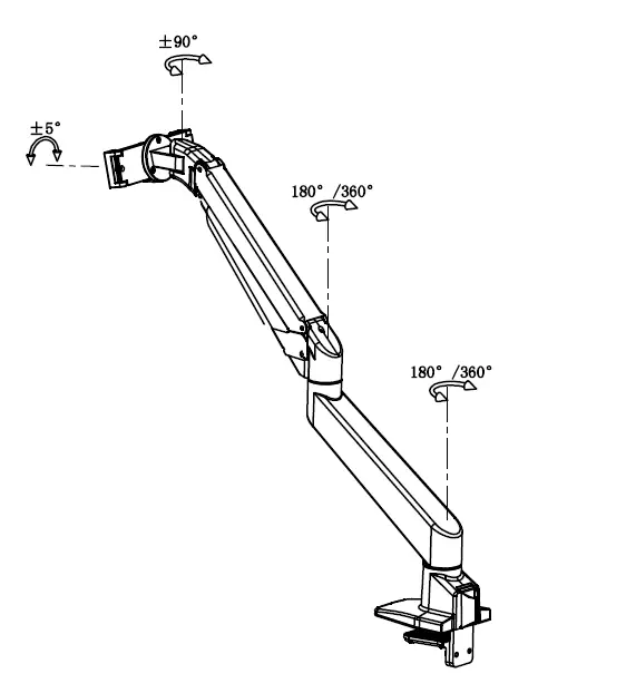 MULTIBRACKETS-7350105213144-24-Inch-Silver-M-Gas-Lift-Arm-iMac-FIG-6
