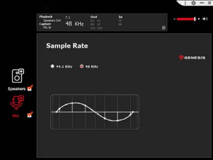 GENESIS RADON 800 - MICROPHONE 2