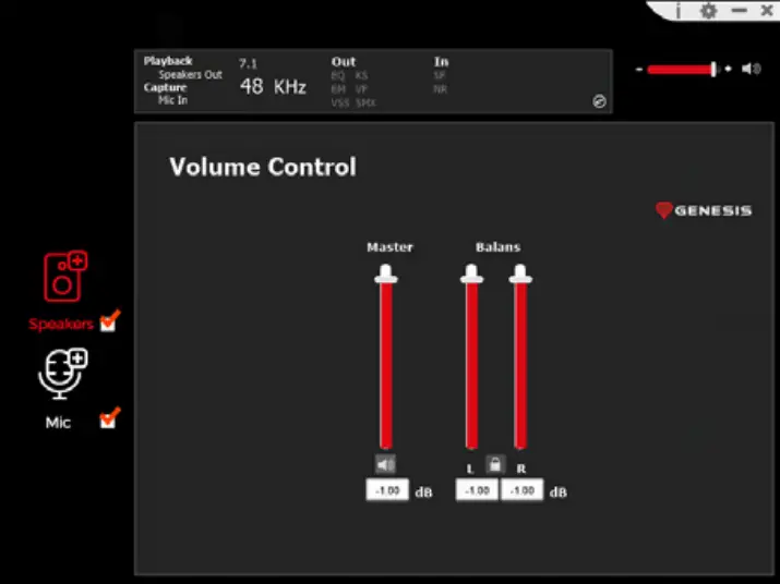 GENESIS RADON 800 - SPEAKER 1