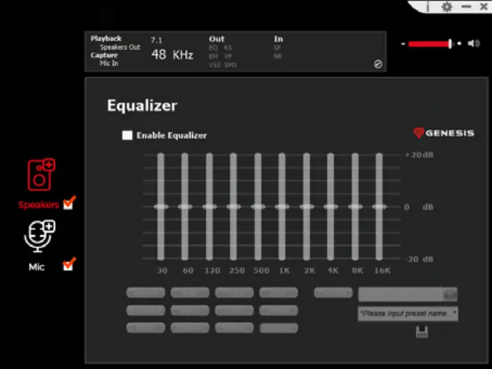 GENESIS RADON 800 - SPEAKER 3