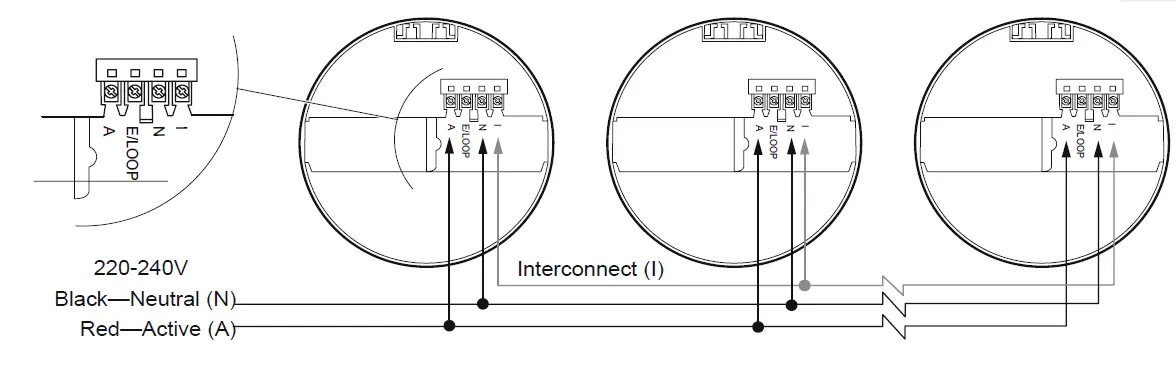 red Smoke Alarms R240RC-240V-ac-Mains Power-Photoelectric-Smoke-Alarm-with-Rechargeable-Battery-Backup-FIG- (7)
