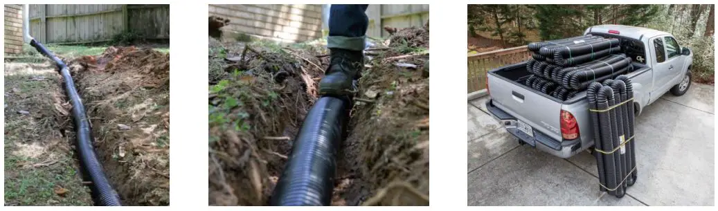 AMERIMAX HP4100P HDPE Perforated Drain Pipe Installation Guide - Flex Drain Pro PERFORATED PIPES WITH SOCK