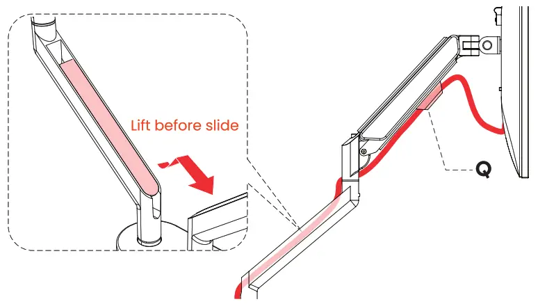 EVEO DMM B07V1J81FB Dual Monitor Mount - Figure 10