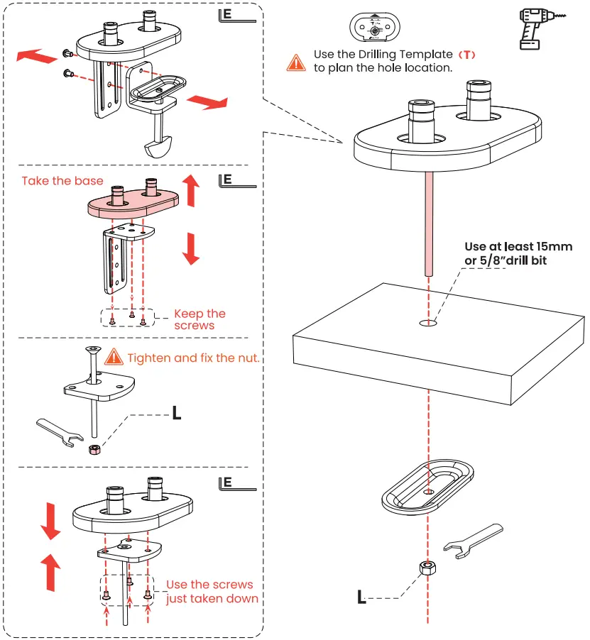 EVEO DMM B07V1J81FB Dual Monitor Mount - Figure 11