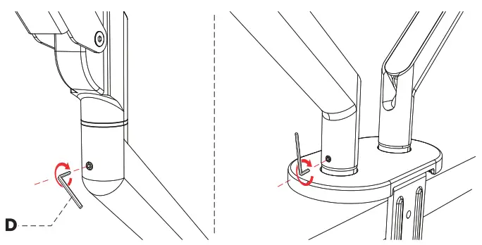 EVEO DMM B07V1J81FB Dual Monitor Mount - Figure 9