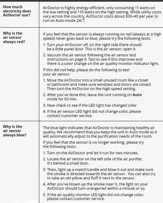 AIRDOCTOR AD3000 4-in-1 Air Purifier for Home and Large Rooms-13